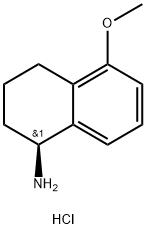 (S)-5-甲氧基-1,2,3,4-四氢萘-1-胺盐酸盐 结构式