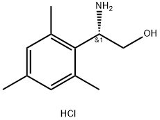 (S)-2-氨基-2-均三甲苯乙醇盐酸盐 结构式