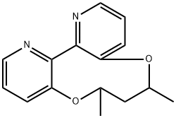 (6R,8R,13AS)-7,8-二氢-6,8-二甲基-6H-[1,5]二氧杂环壬并[7,6-B:8,9-B']二吡啶 结构式