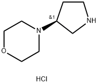 (S)-4-(pyrrolidin-3-yl)morpholine dihydrochloride 结构式