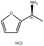 (S)-1-(呋喃-2-基)乙胺盐酸盐 结构式