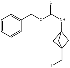 (3-(碘甲基)二环[1.1.1]戊烷-1-基)氨基甲酸苄酯 结构式