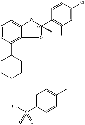4-甲基苯磺酸 结构式
