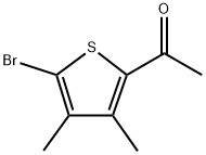 1-(5-Bromo-3,4-dimethyl-2-thienyl)ethanone 结构式