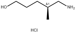 (S)-5-氨基-4-甲基戊-1-醇盐酸盐 结构式