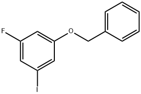 1-(benzyloxy)-3-fluoro-5-iodobenzene 结构式
