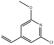 2-氯-6-甲氧基-4-乙烯基吡啶 结构式