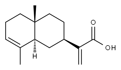 ALPHA-木香酸 结构式