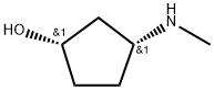 (1S,3R)-3-(METHYLAMINO)-CYCLOPENTANOL 结构式