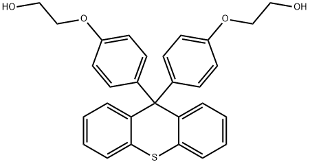 2,2'-(((9H-硫杂蒽-9,9-二基)双(4,1-亚苯基))双(氧基))二乙醇 结构式