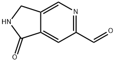 1-氧代-2,3-二氢-1H-吡咯并[3,4-C]吡啶-6-甲醛 结构式