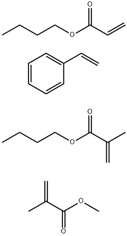 苯乙烯和2-甲基丙烯酸甲酯的共聚物 结构式