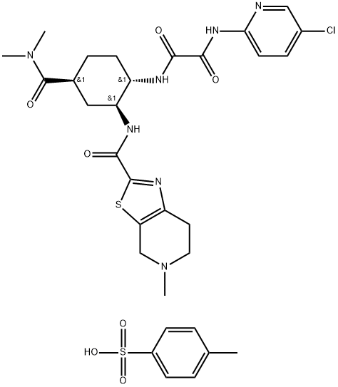 依度沙班杂质SSS(4-甲基苯磺酸盐) 结构式