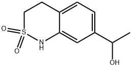 7-(1-羟乙基)-3,4-二氢1H-苯并[C][1,2]噻嗪2,2-二氧化物 结构式