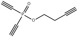 丁-3-炔-1-基二乙炔基次膦酸酯 结构式