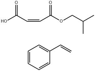 聚(苯乙烯-CO-马来酸) 结构式