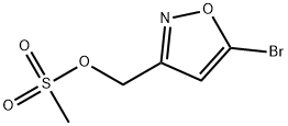 5-溴-3-甲基-3-异噁唑甲醇磺酸盐 结构式