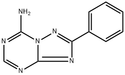 2-phenyl-[1,2,4]triazolo[1,5-a][1,3,5]triazin-7-amine 结构式