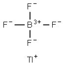 boron(+3) cation, thallium(+1) cation, tetrafluoride 结构式