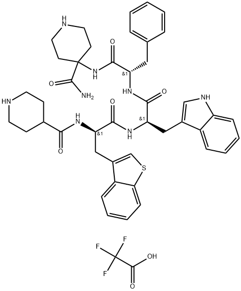 醋酸瑞拉莫林 结构式