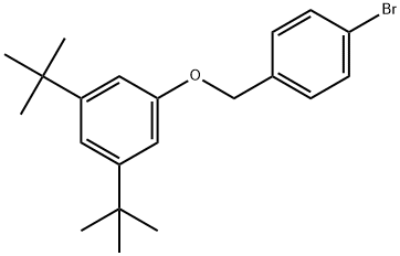 1-[(4-Bromophenyl)methoxy]-3,5-bis(1,1-dimethylethyl)benzene 结构式