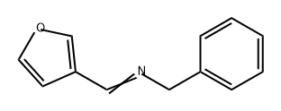 N-(3-furanylmethylene)-Benzenemethanamine 结构式