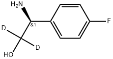 (S)-2-氨基-2-(4-氟苯基)乙烷-1,1-D2-1-醇 结构式