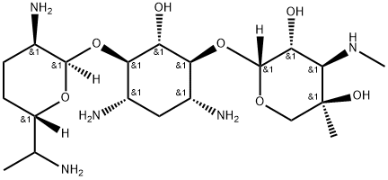 硫酸庆大霉素 C2 结构式