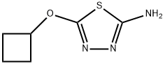 5-环丁氧基-1,3,4-噻二唑-2-胺 结构式