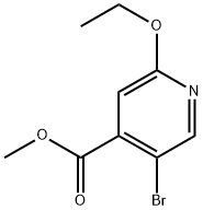 5-溴-2-乙氧基异烟酸甲酯 结构式