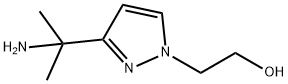 2-(3-(2-氨基丙-2-基)-1H吡唑-1-基)乙-1-醇 结构式