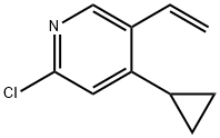 2-氯-4-环丙基-5-乙烯基吡啶 结构式