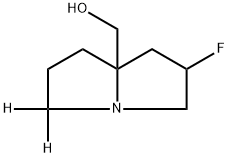 (2-氟四氢-1H-吡咯嗪-7A(5H)-基)甲醇-D2 结构式