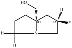 (2R,7AS)-2-氟四氢-1H-吡咯里嗪-7A(5H)甲醇-D3-1 结构式