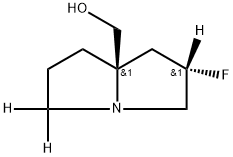 ((2S,7AR)-2-氟四氢-1H-吡咯嗪-7A(5H)-基)甲醇-D3 结构式