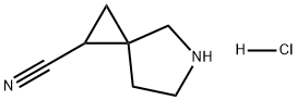 5-氮杂螺[2.4]庚烷-1-腈(盐酸盐) 结构式