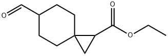 6-甲酰基螺[2.5]辛烷-1-羧酸乙酯 结构式