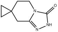 2',5',6',8'-四氢-3'H-螺[环丙烷-1,7'-[1,2,4]三唑并[4,3-A]吡啶]-3'-酮 结构式