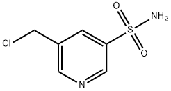 5-(氯甲基)吡啶-3-磺酰胺 结构式