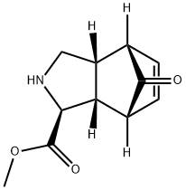 (1S,3AS,4S,7R,7AR)-8-氧代-2,3,3A,4,7,7A-六氢-1H-4,7-甲氧吲哚-1-羧酸甲酯 结构式