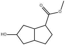 5-羟基八氢戊烯-1-羧酸甲酯 结构式