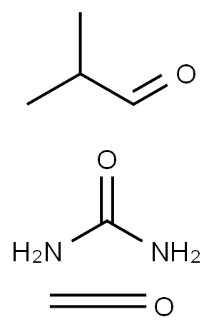 尿素与甲醛和2-甲基丙醛的聚合物 结构式