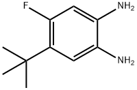 4-(叔丁基)-5-氟苯-1,2-二胺 结构式