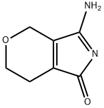 3-氨基-6,7-二氢吡喃并[3,4-C]吡咯-1(4H)-酮 结构式