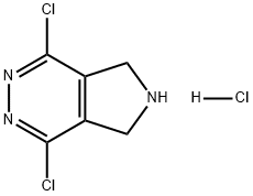 1,4-二氯-6,7-二氢-5H-吡咯并[3,4-D]哒嗪盐酸盐 结构式