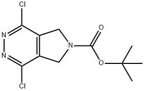 1,4-二氯-5,7-二氢-6H-吡咯并[3,4-D]哒嗪-6-羧酸叔丁酯 结构式