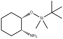 (1R,2S)-2-((叔丁基二甲基甲硅烷基)氧基)环己烷-1-胺 结构式