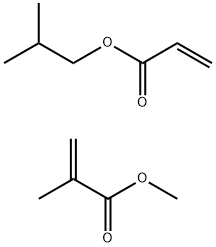 2-甲基-2-丙烯酸-甲酯与2-丙烯酸-2-甲基丙酯的聚合物 结构式