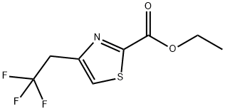 4-(2,2,2-三氟乙基)-2-噻唑羧酸乙酯 结构式