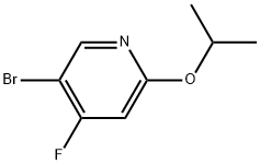 5-溴-4-氟-2-异丙氧基吡啶 结构式